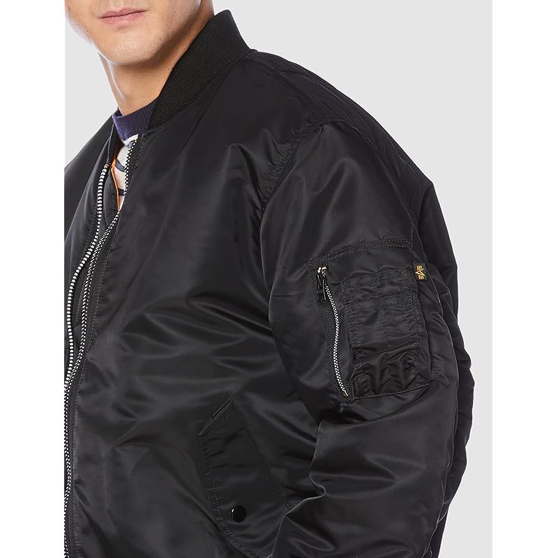 アルファ インダストリーズ アウター MA-1 タイト 20004 BLACK S