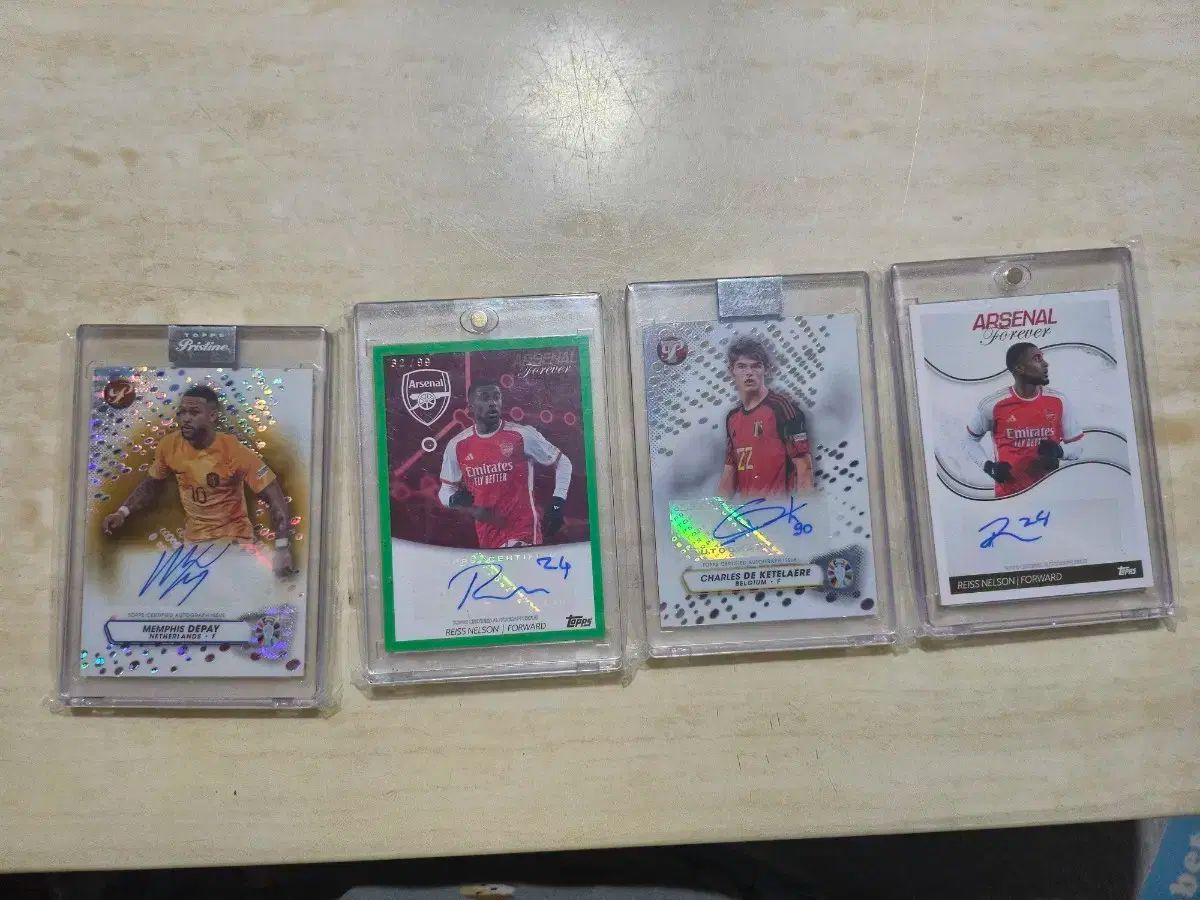 サッカー選手 サインカード まとめ