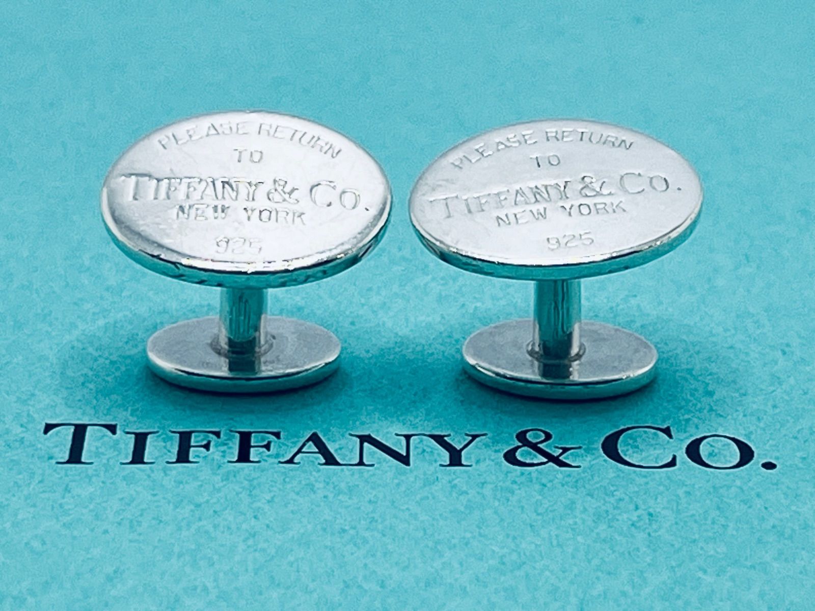 a159 Tiffany-Co. ティファニー リターントゥ カフス カフリンクス シルバー 925