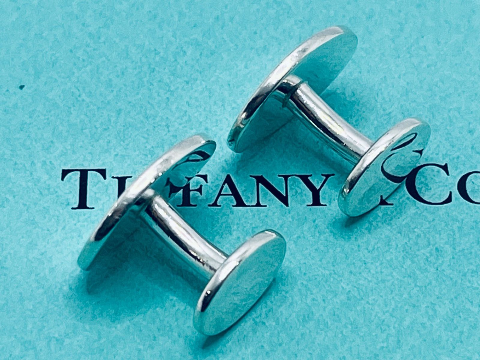 Tiffany シルバー カフリンクス リターン ティファニー カフス a159 Tiffany&Co. ティファニー リターントゥ カフス カフリンクス