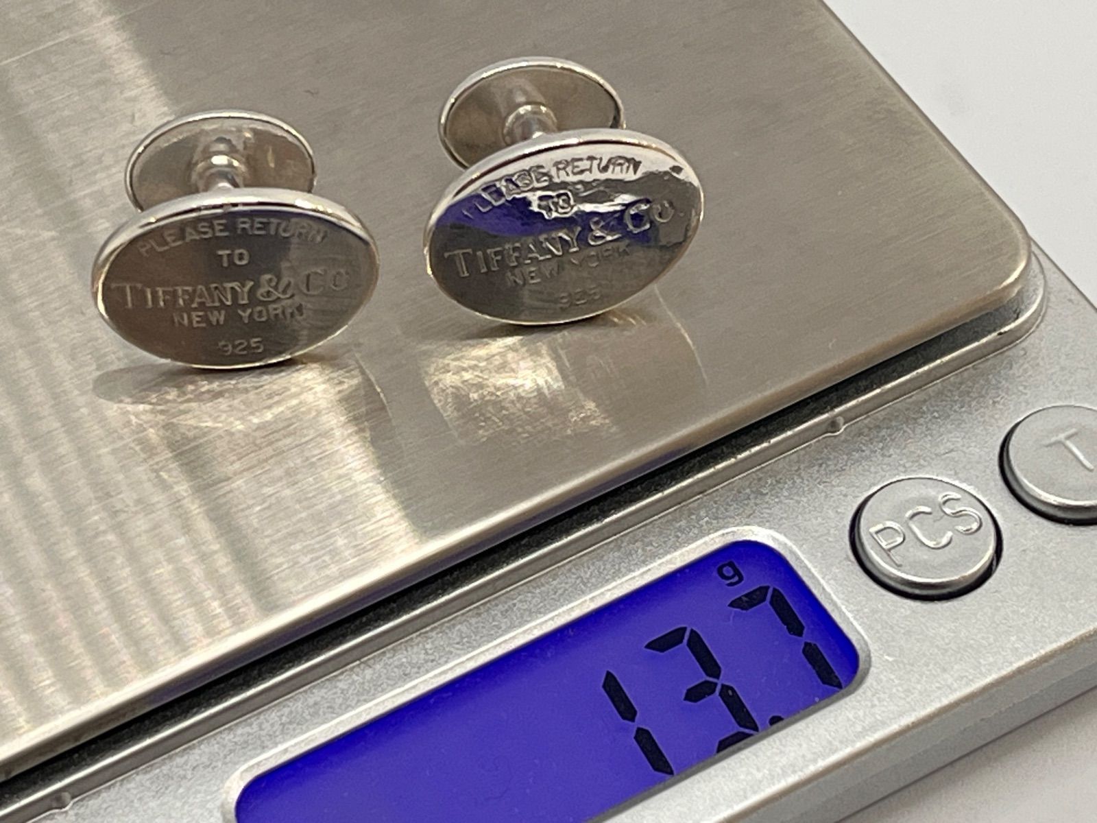 a159 Tiffany&Co. ティファニー リターントゥ カフス カフリンクス