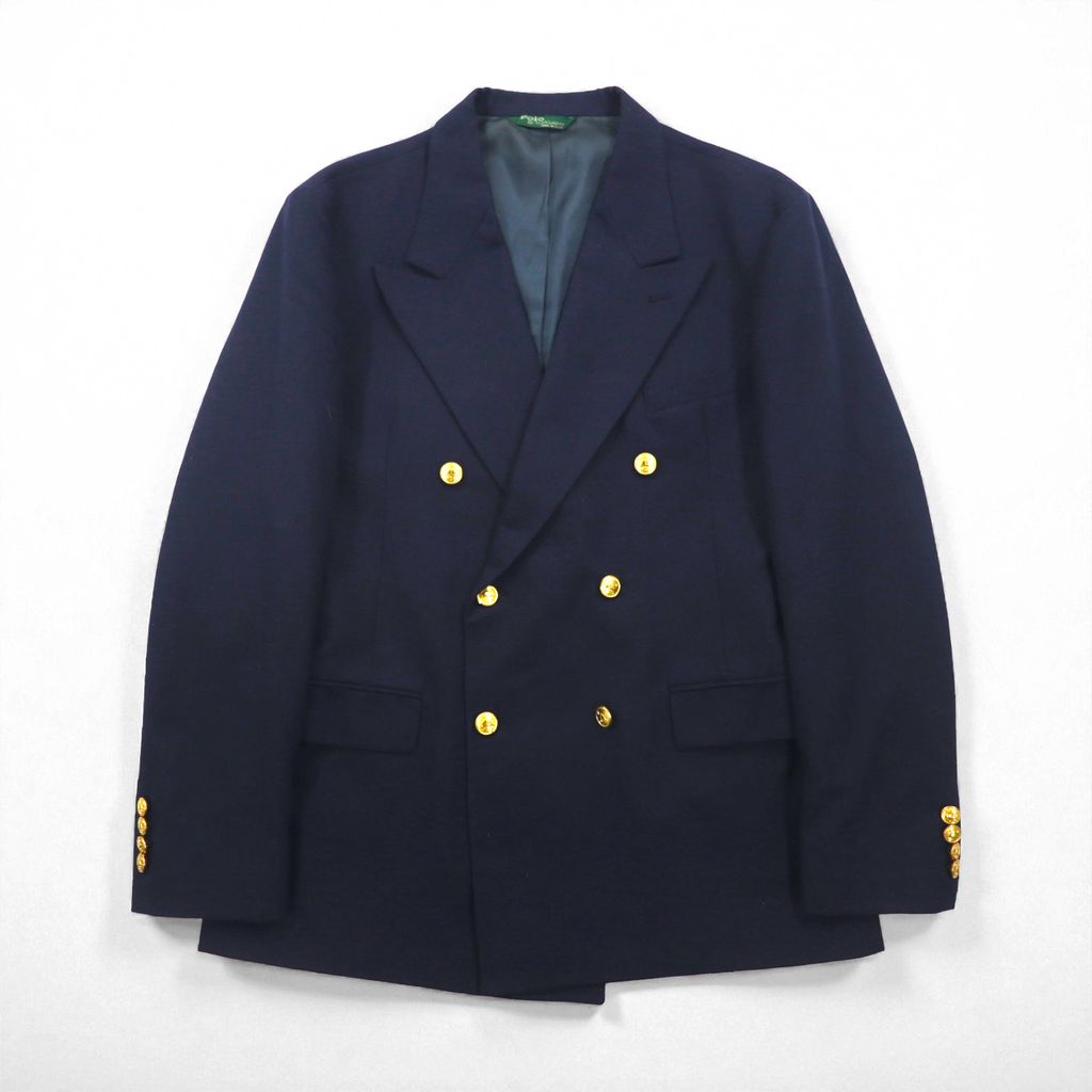 Polo Ralph Lauren 90年代 USA製 ダブル ブレザー テーラード