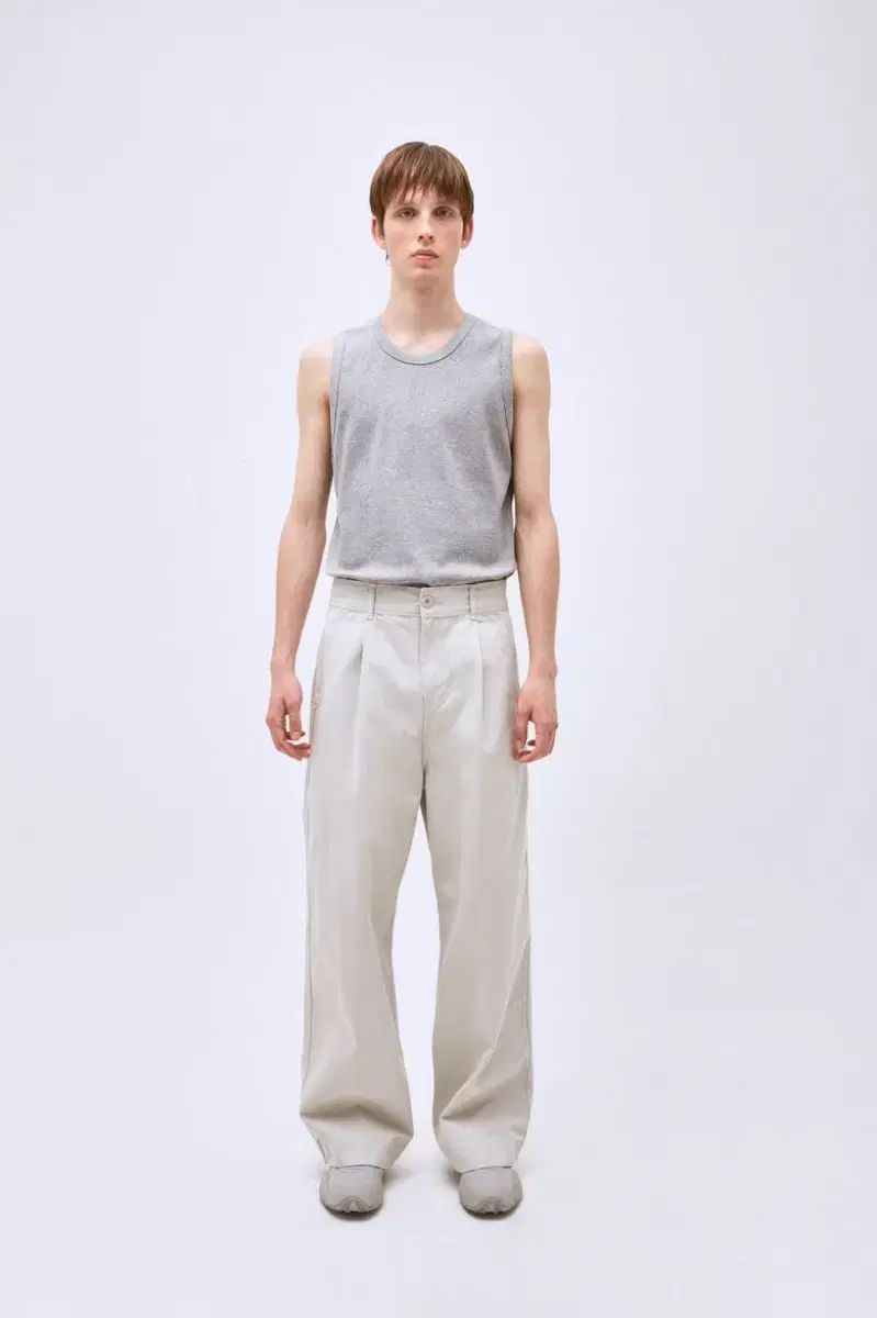 LABEL ARCHIVE シンチバック ドライ コットン パンツ