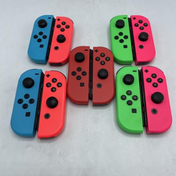 ｹﾞｰﾑOP ｼﾞｬﾝｸ Switch Joy-Con L R 5ｾｯﾄ 動作未保証品 92