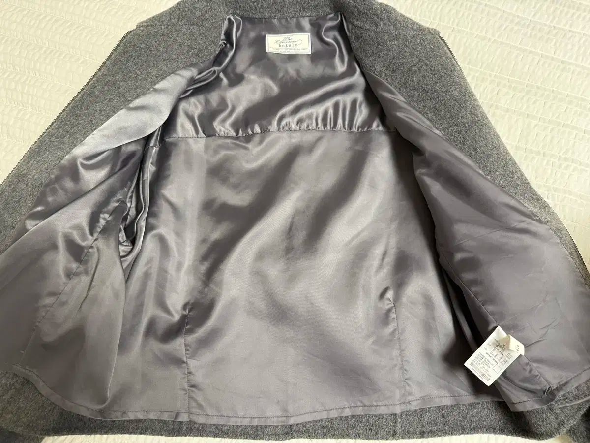 コテロ ハンドメイド ウールジャケット アッシュグレー S