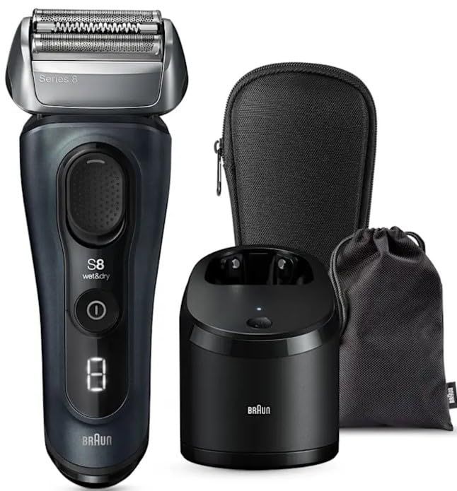 BRAUN 8563cc-V メンズシェーバー シリーズ8 3枚刃 グレー
