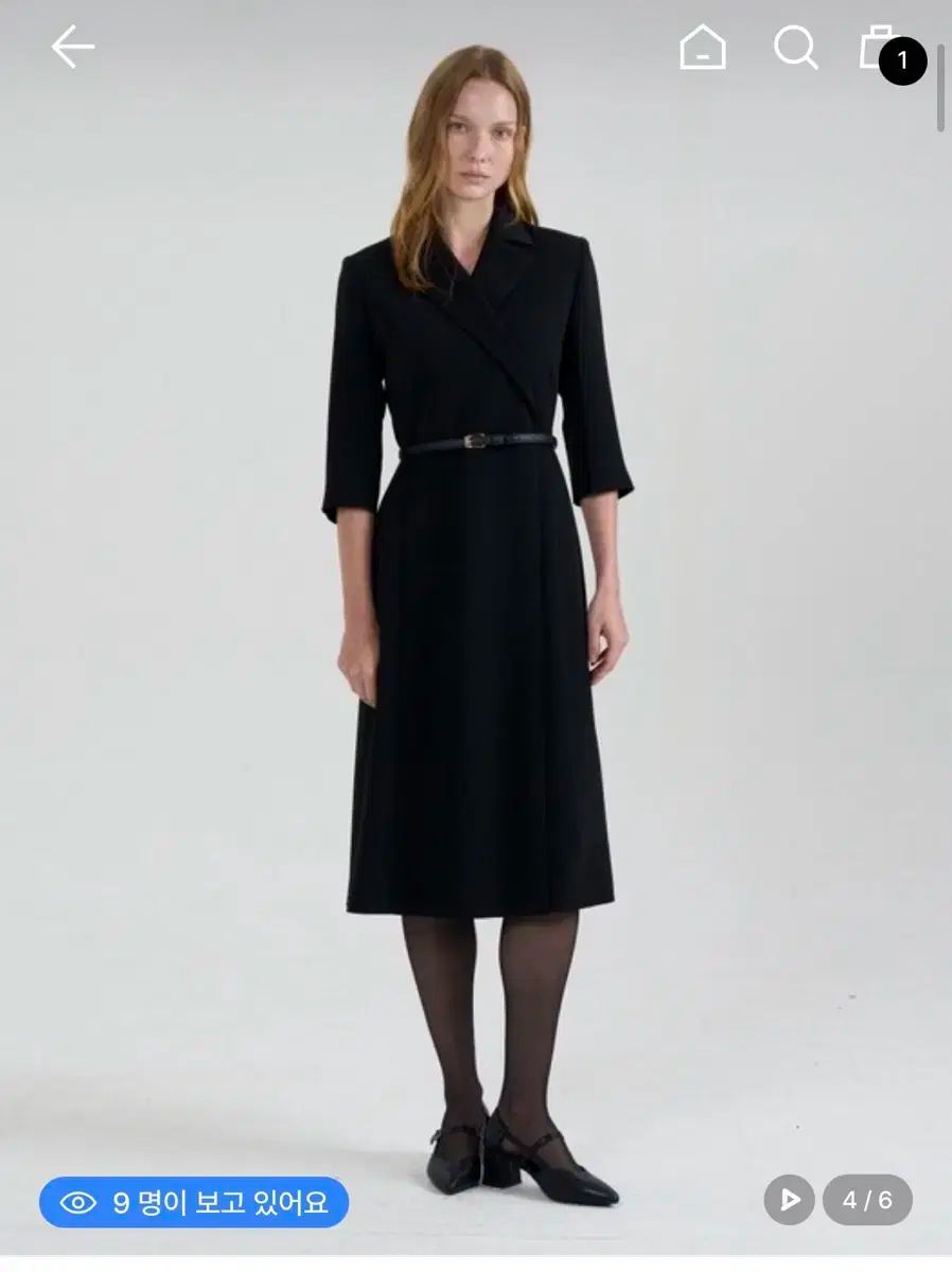  フロントロウ Frontrow ラップドレス ONE PIECE S size タグ 제거 新商品 長袖 七分袖 ひざ丈ワンピース