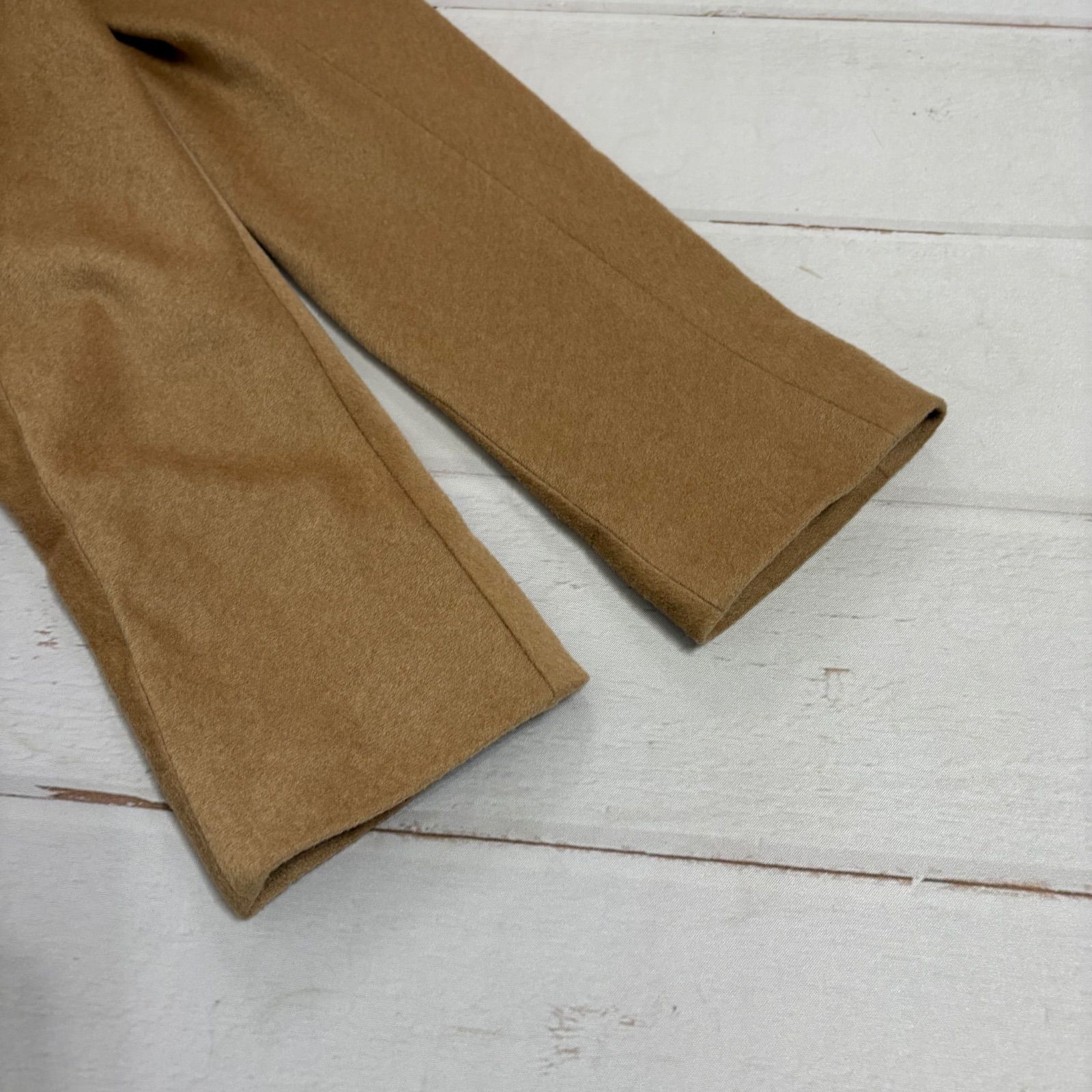 最高級白タグ✨マックスマーラ MAX MARA キャメル100% クロップド