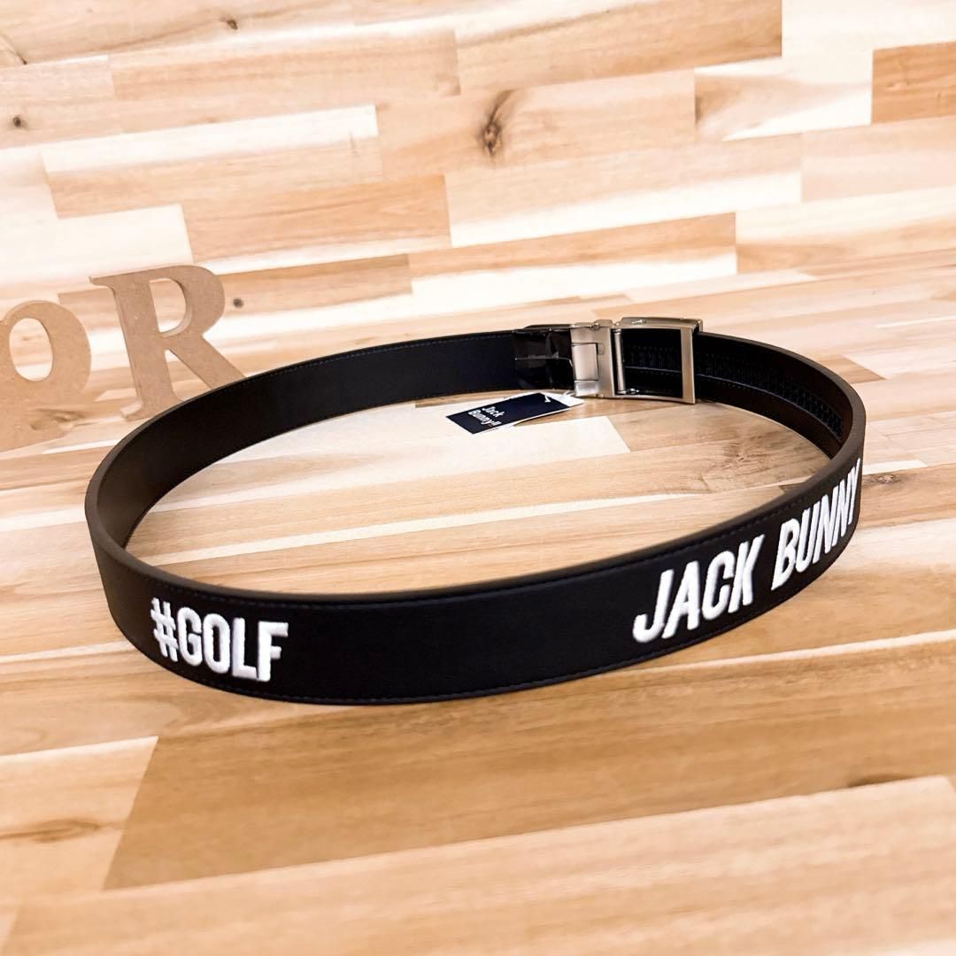 レア/廃番【ジャックバニー】刺繍ロゴ メタルJBバックル ゴルフ 人気