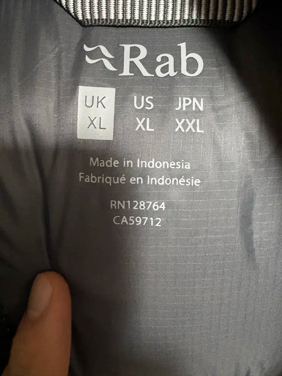 rab アク투ス パーカ ブラック メンズ xl