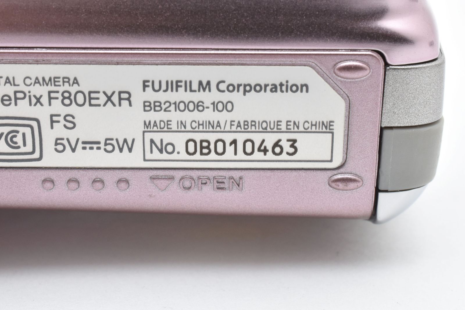 □美品□ FUJIFILM FinePix F80EXR ピンク 高品質 FX-F80EXR P