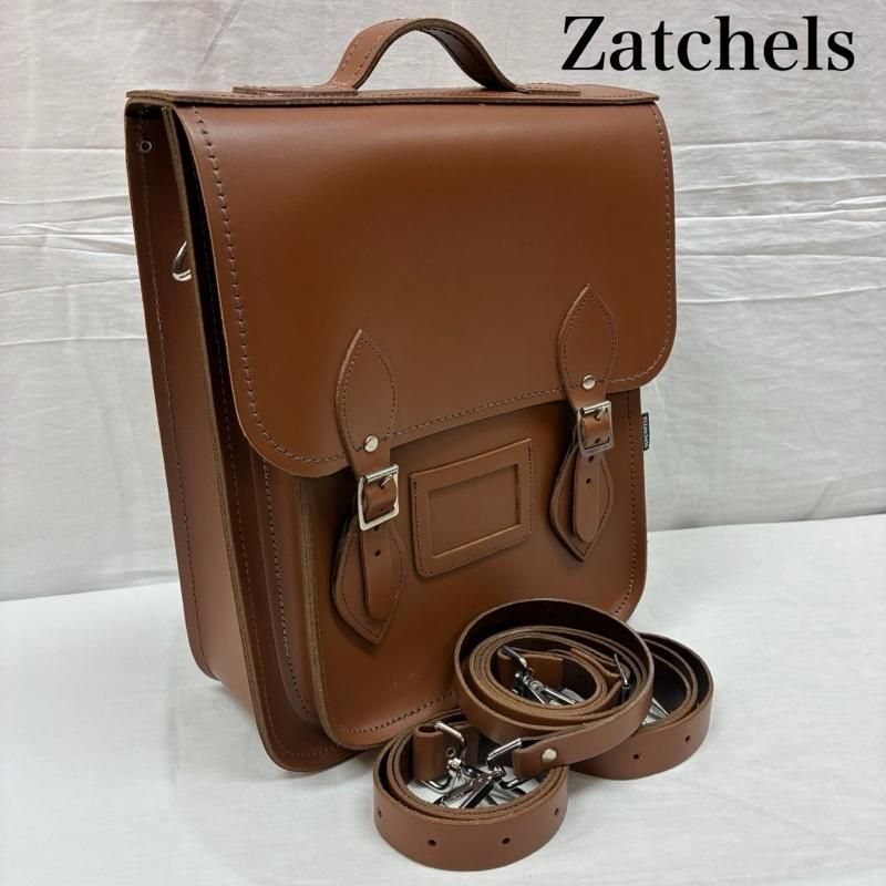 ザッチェルズ シティ バックパック レザー 牛革 リュック イングランド製 レディース - ISItems 古着 50146356