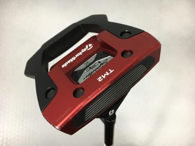 返品OK ゴルフクラブ テーラーメイド スパイダー GTx レッド TM2 TRUSS センター パター 2025 KBS 120 BLACK STEPPED スチール パター