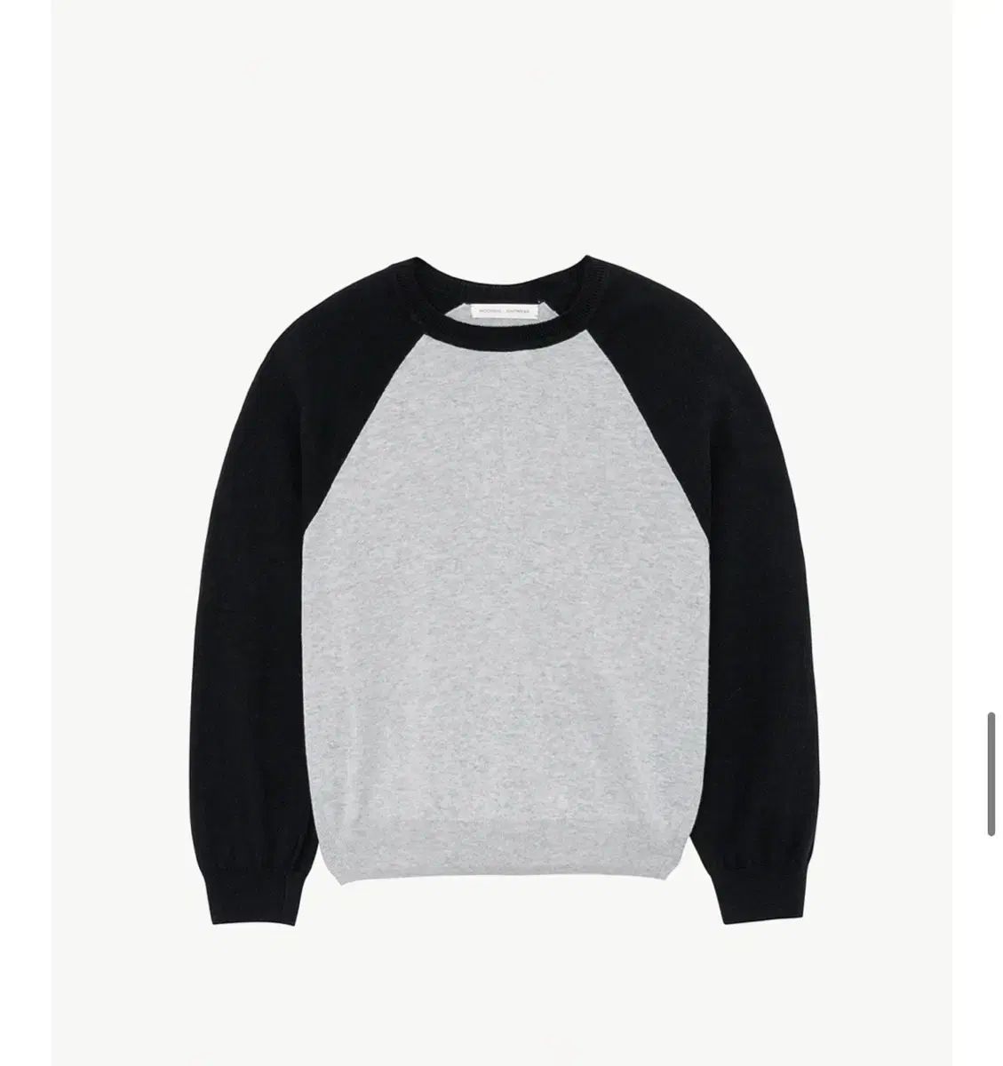 ムンダル サマー ラグランニット ブラック