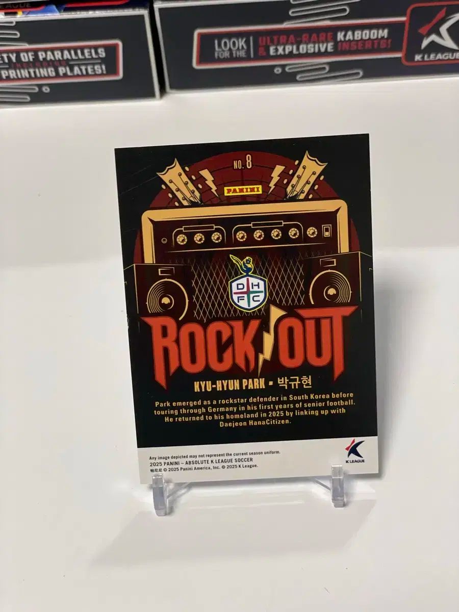 Kリーグ absolute 大田₍テジョン HARE CITIZEN シチズン パク キュヒョン KYUHYUN ROCK OUT GOLDカード 07 10