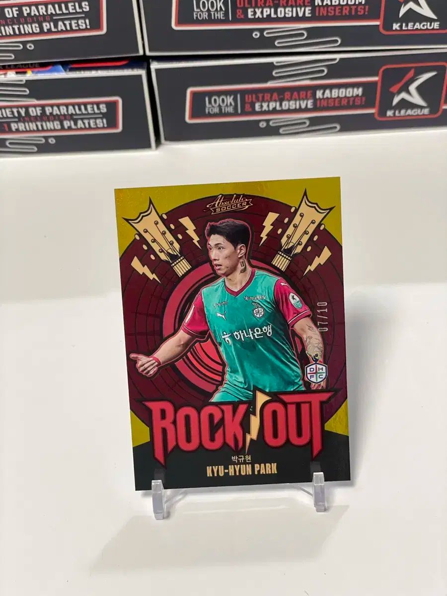 Kリーグ absolute 大田₍テジョン HARE CITIZEN シチズン パク キュヒョン KYUHYUN ROCK OUT GOLDカード 07 10