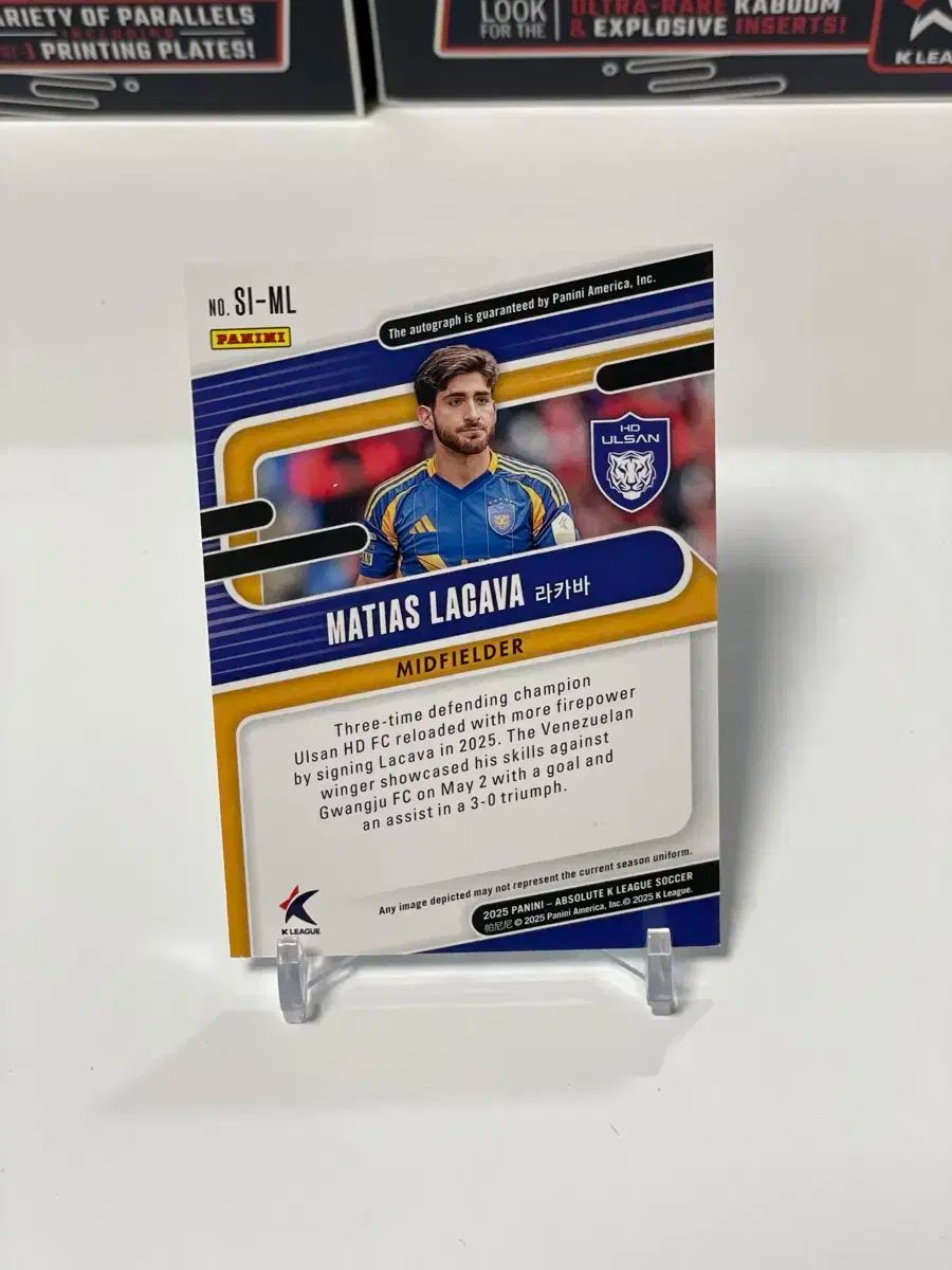 Kリーグ パニーニ アブソリュート 蔚山現代 ウルサンゲンダイ FC ラカバ 10 GOLD カード