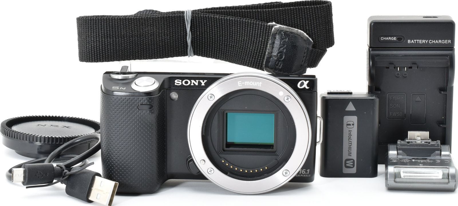 K08 7029A 15 ソニー SONY α NEX-5N ボディ ショット数 8 614回