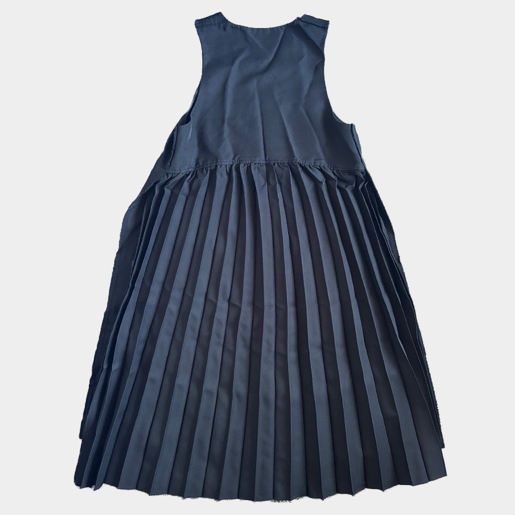 レディース black comme des garcons縮絨ブラウンワンピース