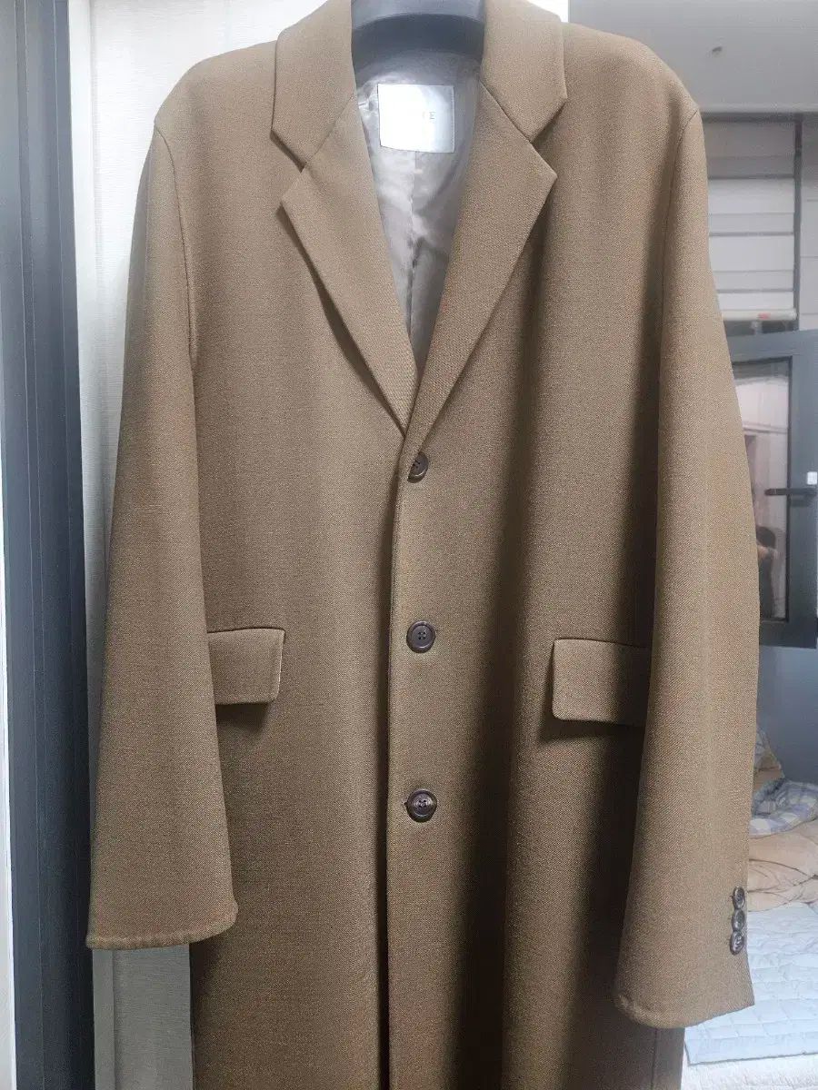 TIME HOMME 21FW ブラウン ロングコート 105サイズ