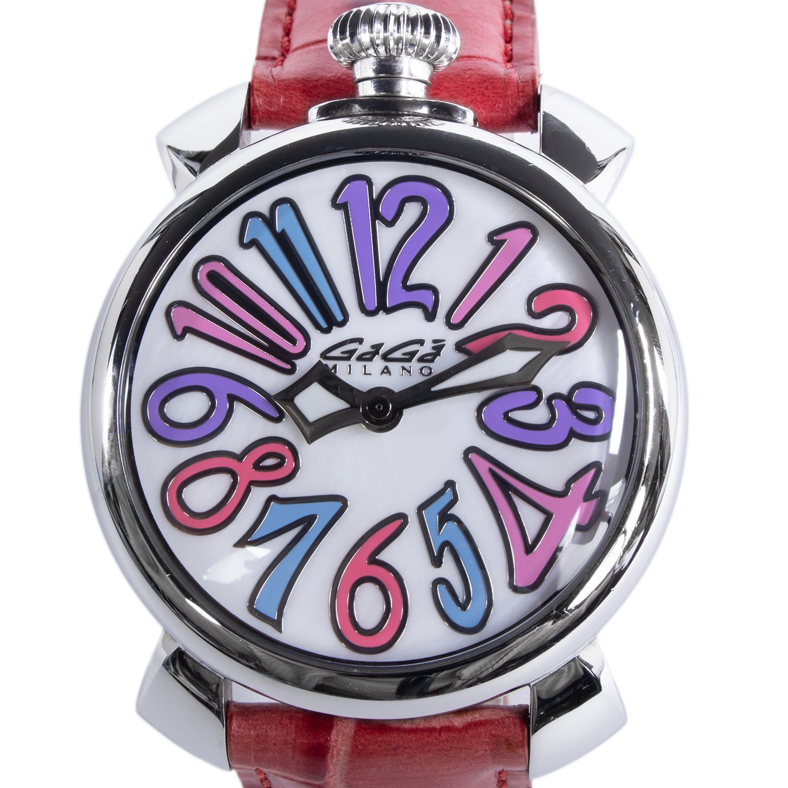送料無料 ガガミラノ 腕時計 クォーツ 2針 レディース マヌアーレ40mm 