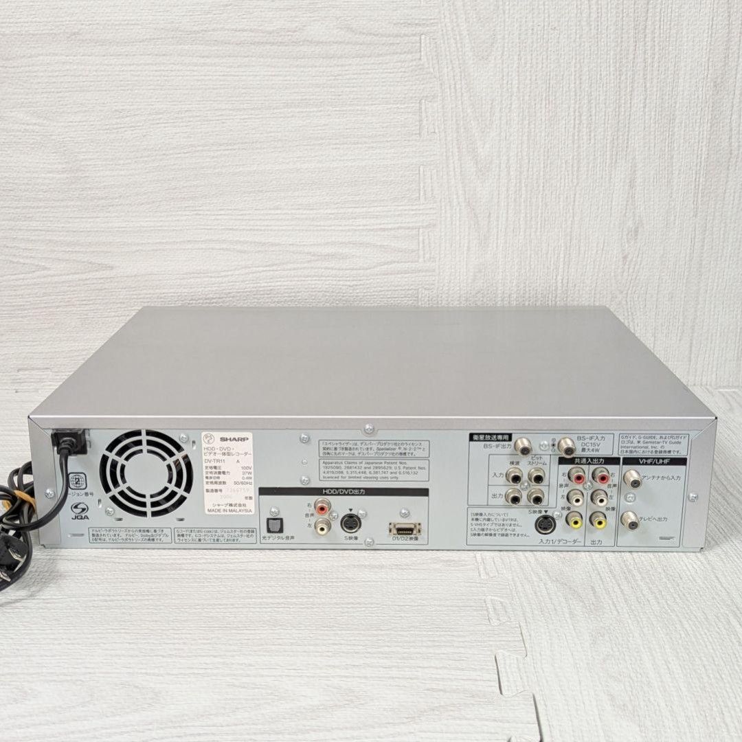 シャープ SHARP HDD搭載 DVD・VHS一体型レコーダー DV-TR11 2006年製