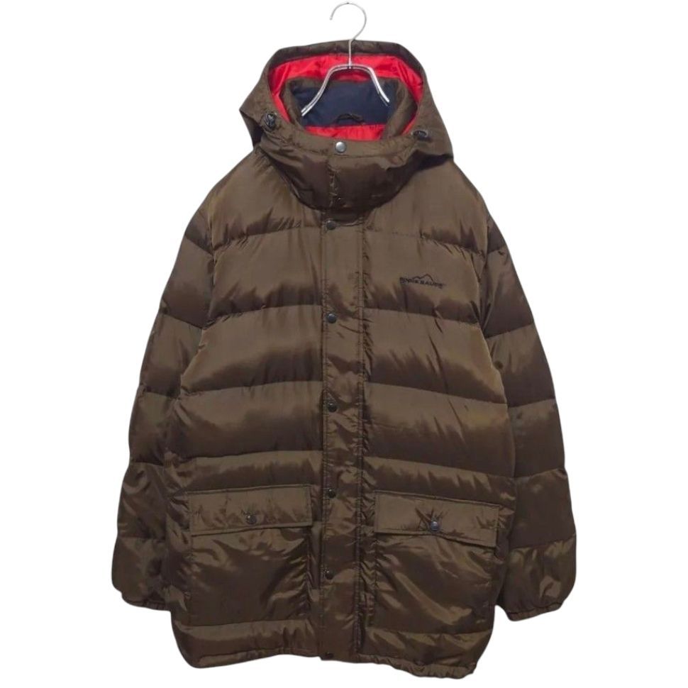Eddie Bauer フード着脱 グースダウンジャケット A-2519