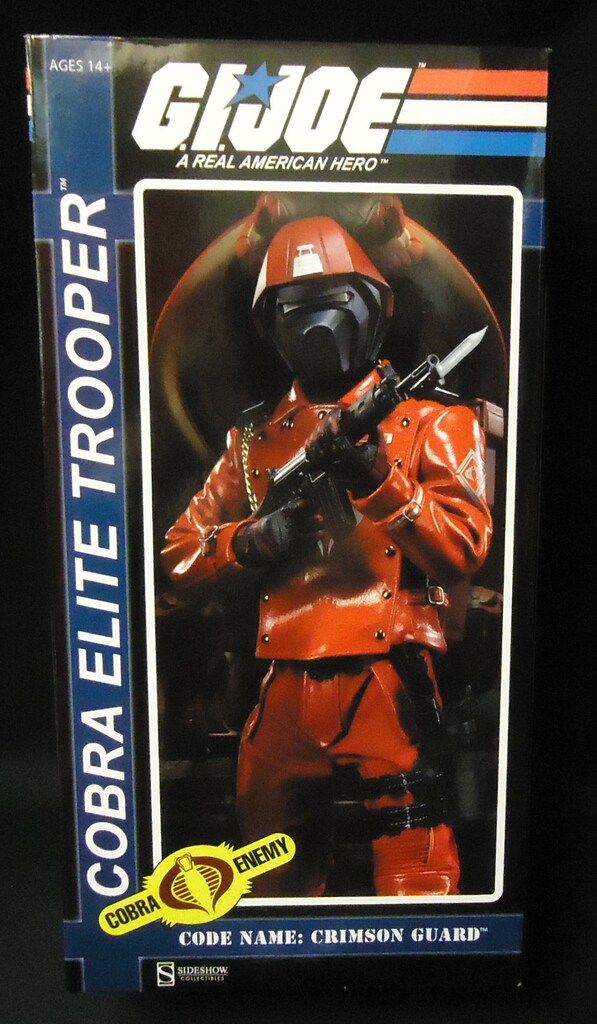 SIDESHOW COBRA ELITE TROOPER CRIMSON GUARD