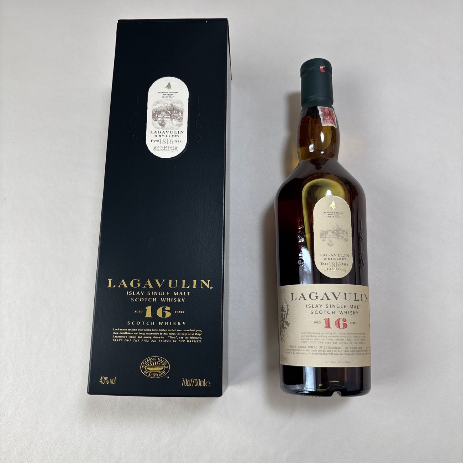 【希少】シングルモルトウイスキー ラガヴーリン 16年 旧ラベル モルトウイスキー ラガヴーリン 16年 《希少》旧ラベル 封印あり