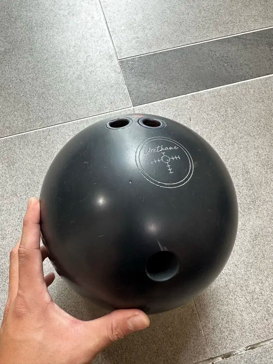 HAMMER ブラック オリジナル ウレタン ボーリング 球 15 p