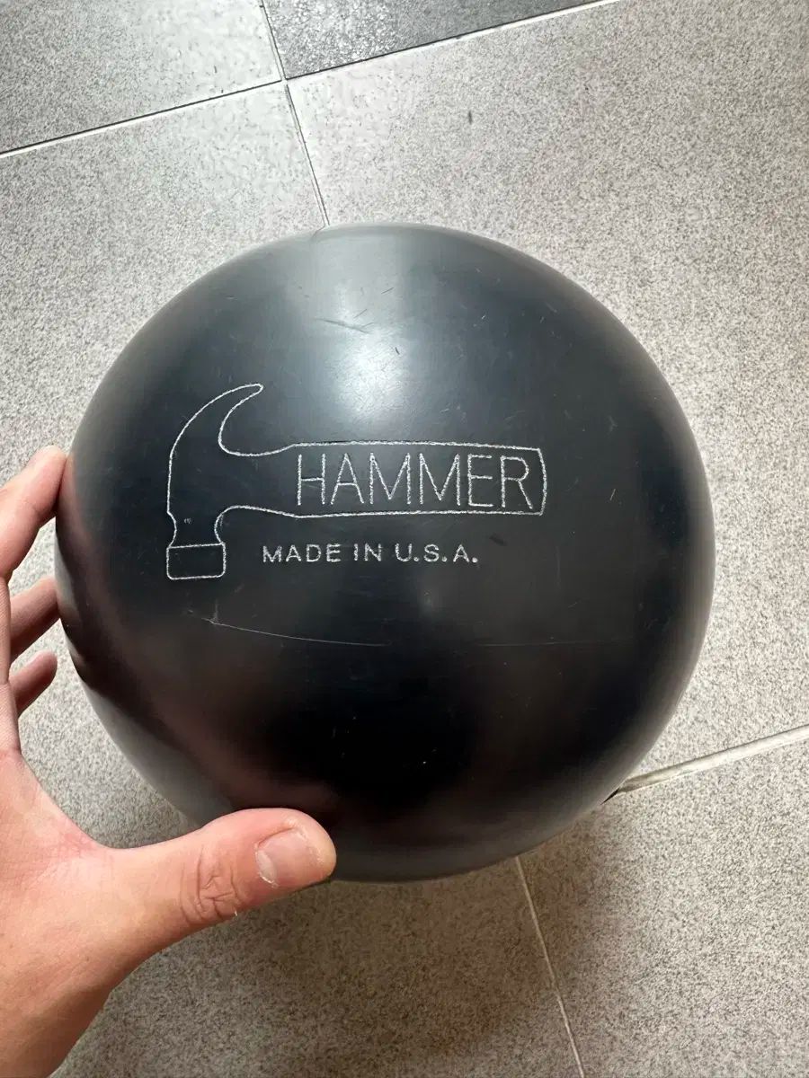  HAMMER ブラック オリジナル ウレタン ボーリング 球 15 p ボウリング スポーツ