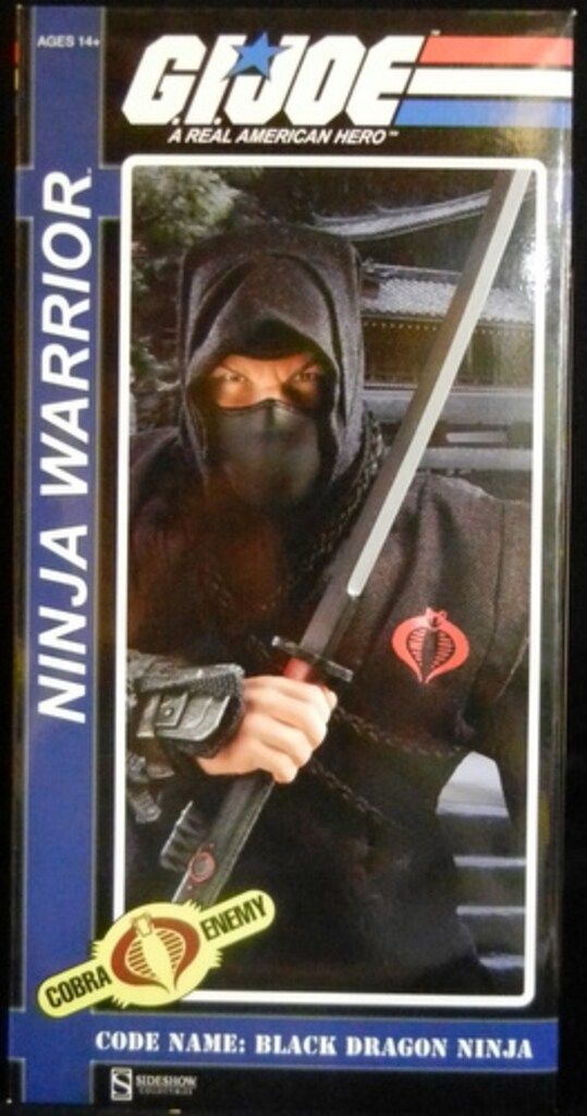 SIDESHOW SIXTH SCALE NINJA WARRIOR CODE NAME BLACK DRAGON NINJA 12インチ