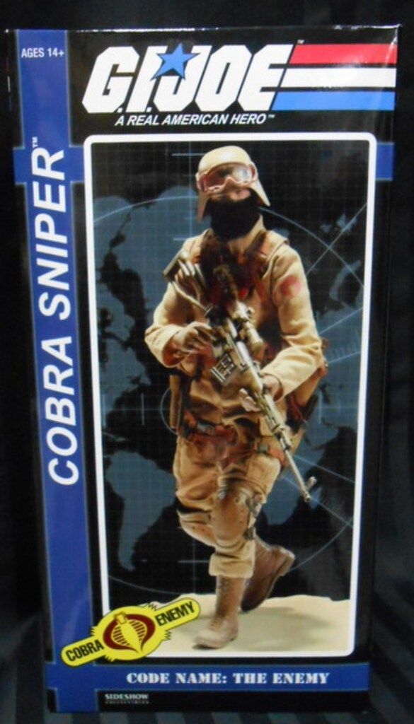 SIDESHOW GI JOE COBRA SNIPER GI JOE 12