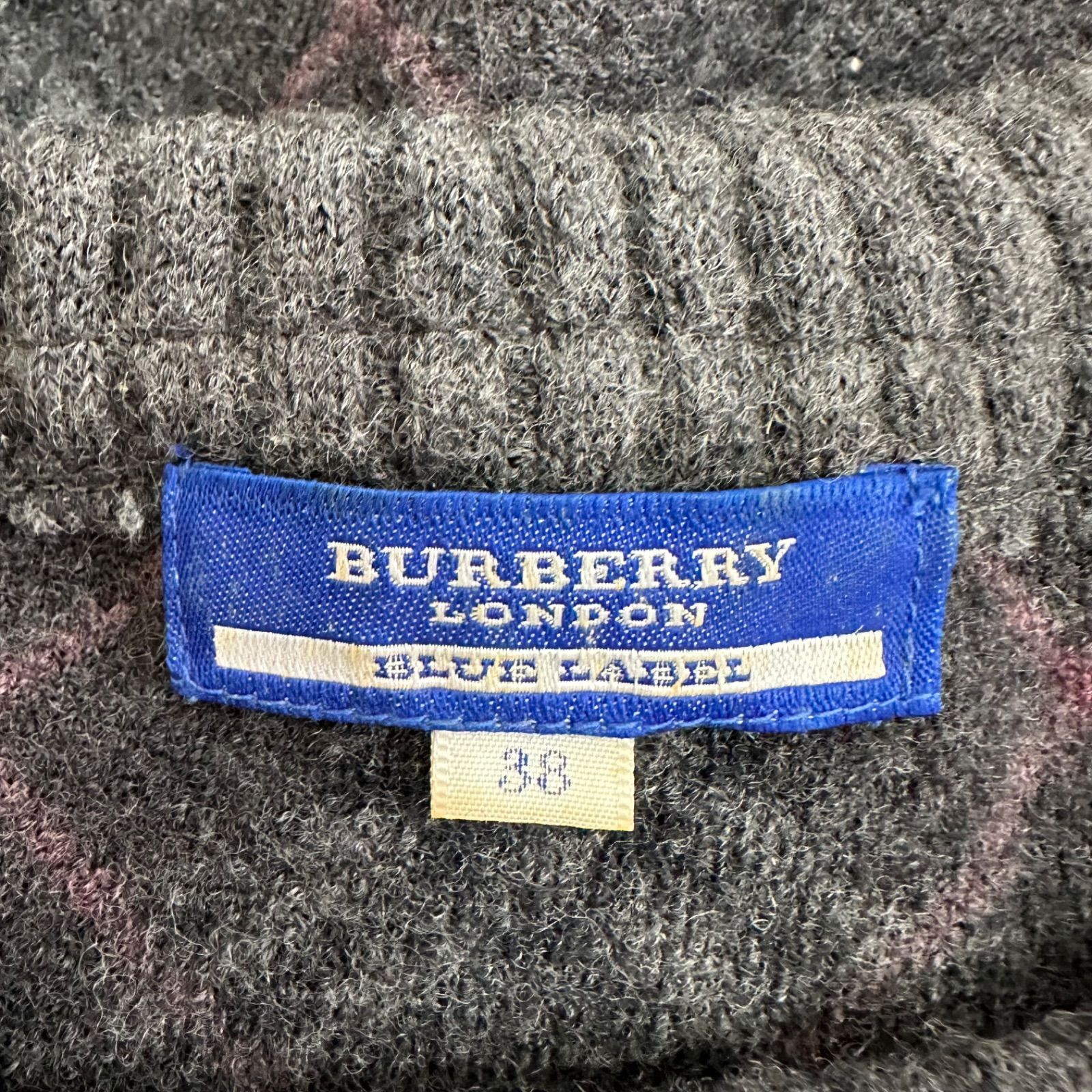 Z1590【美品】BURBERRY LONDON BLUE LABELバーバリーロンドンブルー
