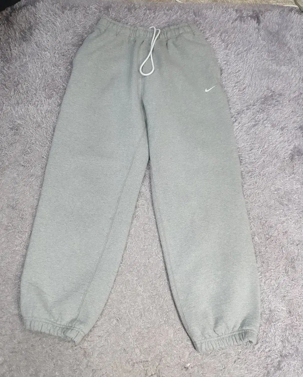 ナイキ NRG ズボン ソロスウッシュ フリース ジョガー パンツ グレー ヘザー m