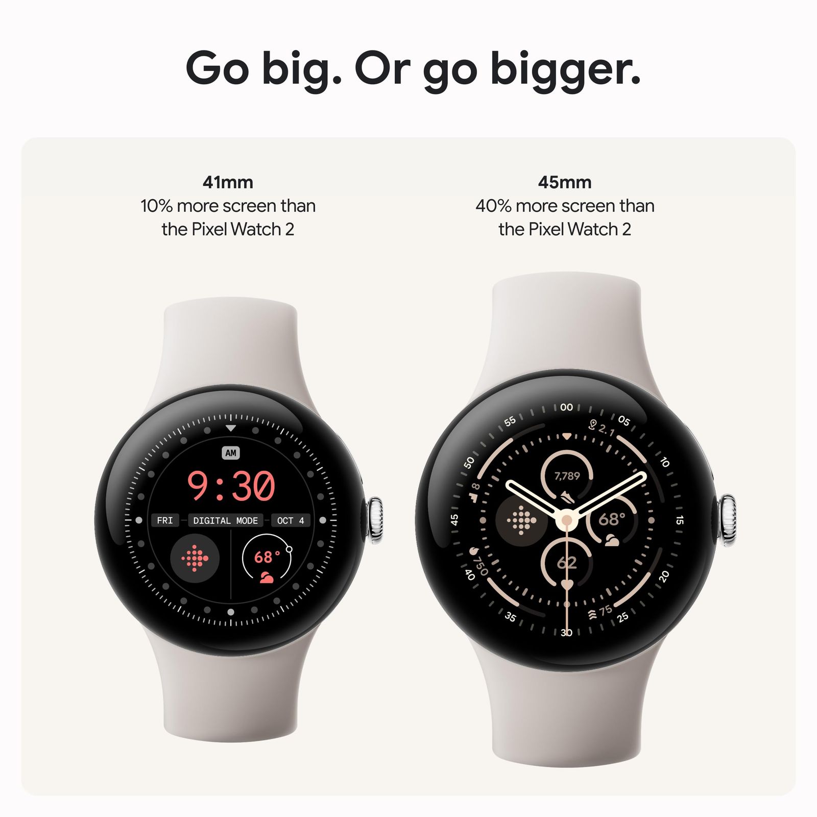 Google グーグル Pixel Watch 3 41 mm Polished Silver アルミケース Porcelain アクティブ バン バンド 小 Wi Fi