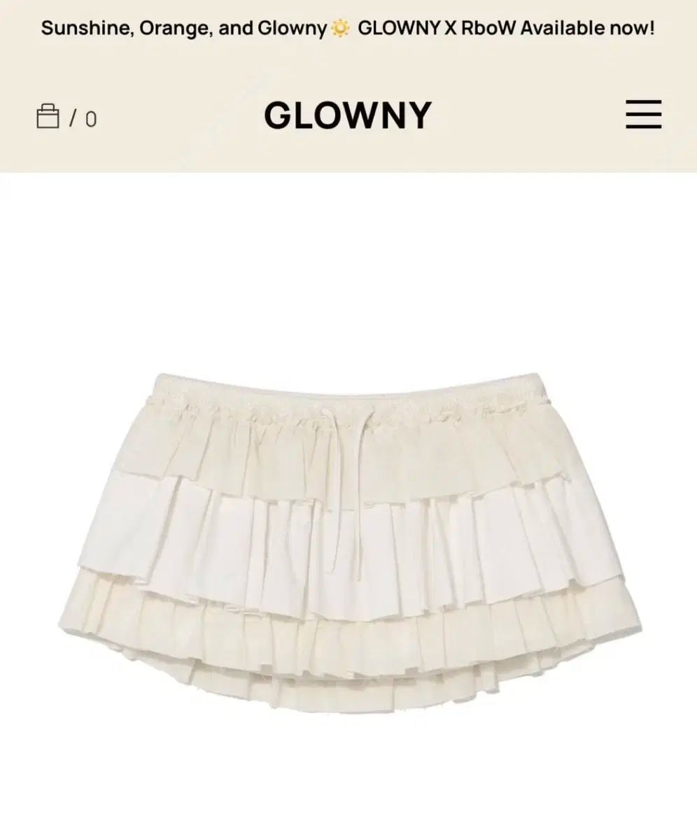 GLOWNY Girl FRIEND フリル スカート m