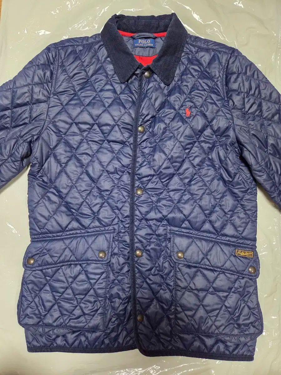 ポロラルフローレン BOYS キルティング ジャケット ネイビー