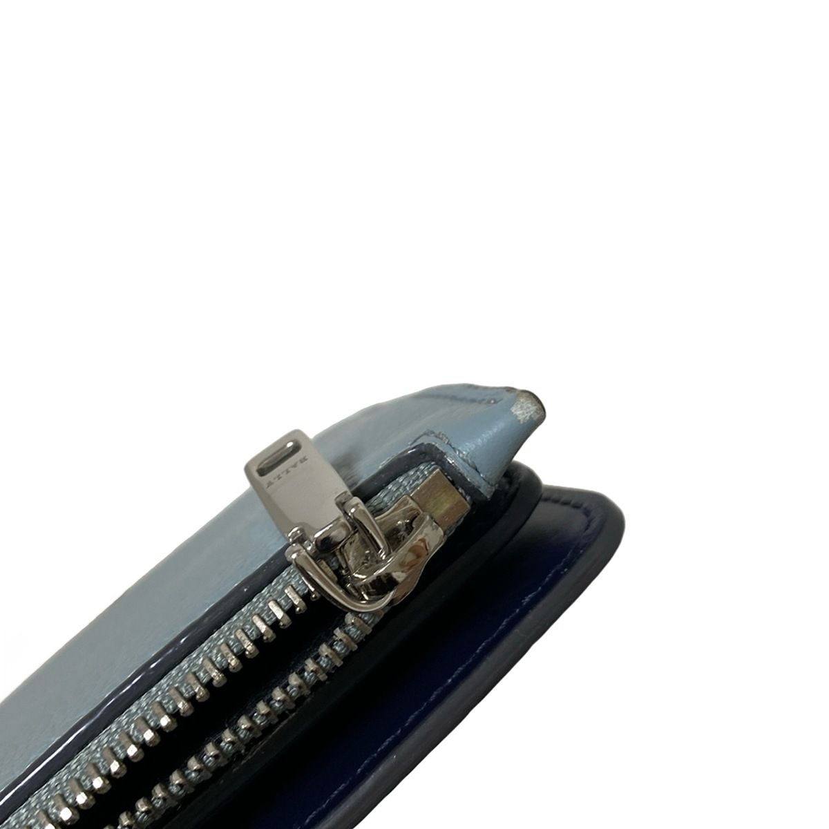  BALLY バリー 長財布 - ライトブルー レザー その他 小物