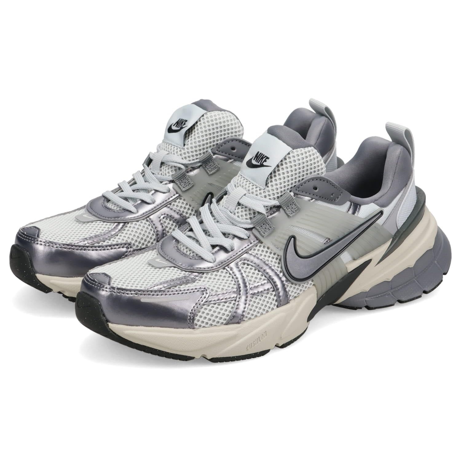 ナイキ スニーカー V 2 K ラン RUN レディース FD 0736 003 グレー 24 0 cm 並行輸入品