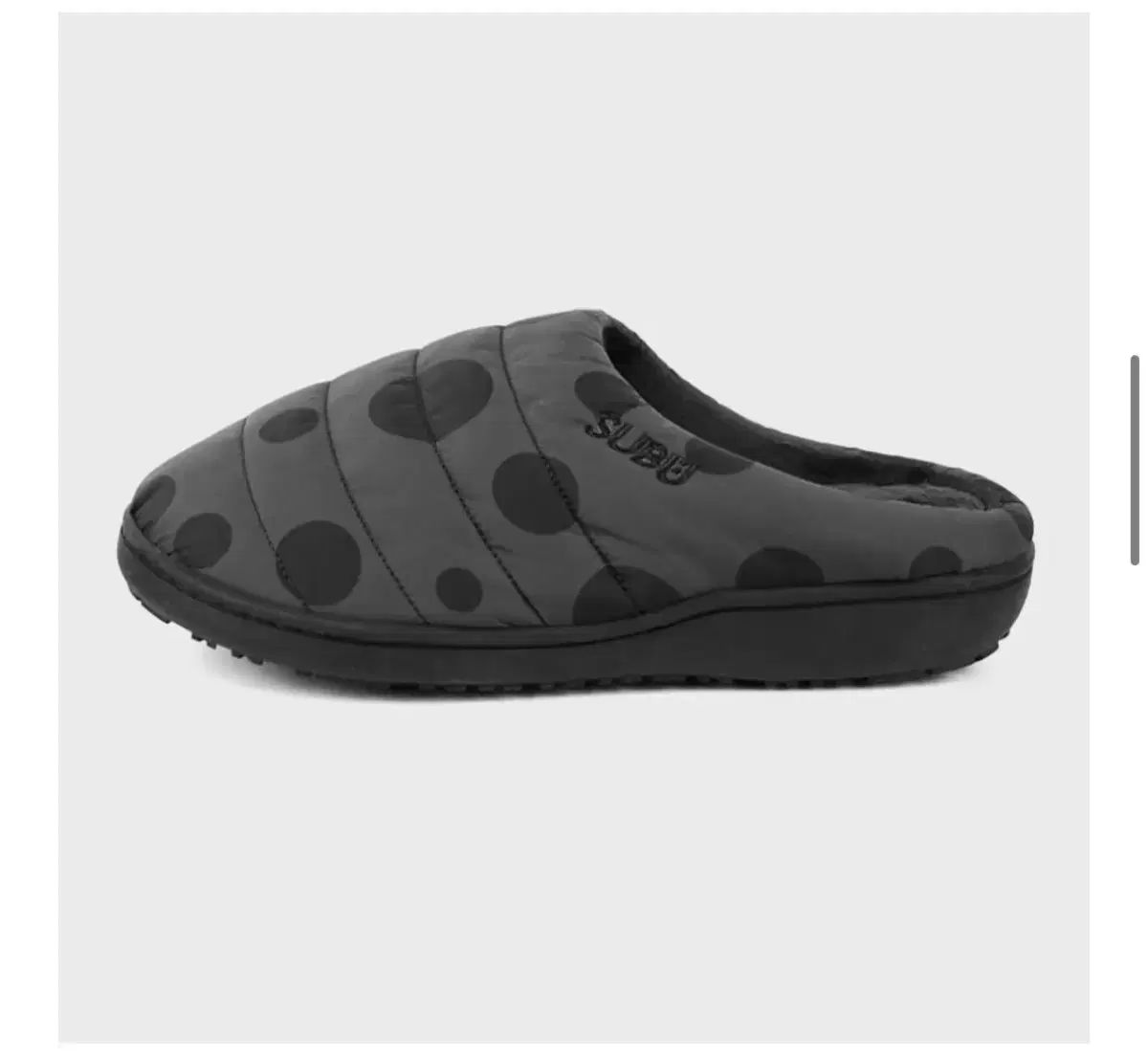 スブ ウィンター サンダル チャコール スノウ ドット 0 サイズ