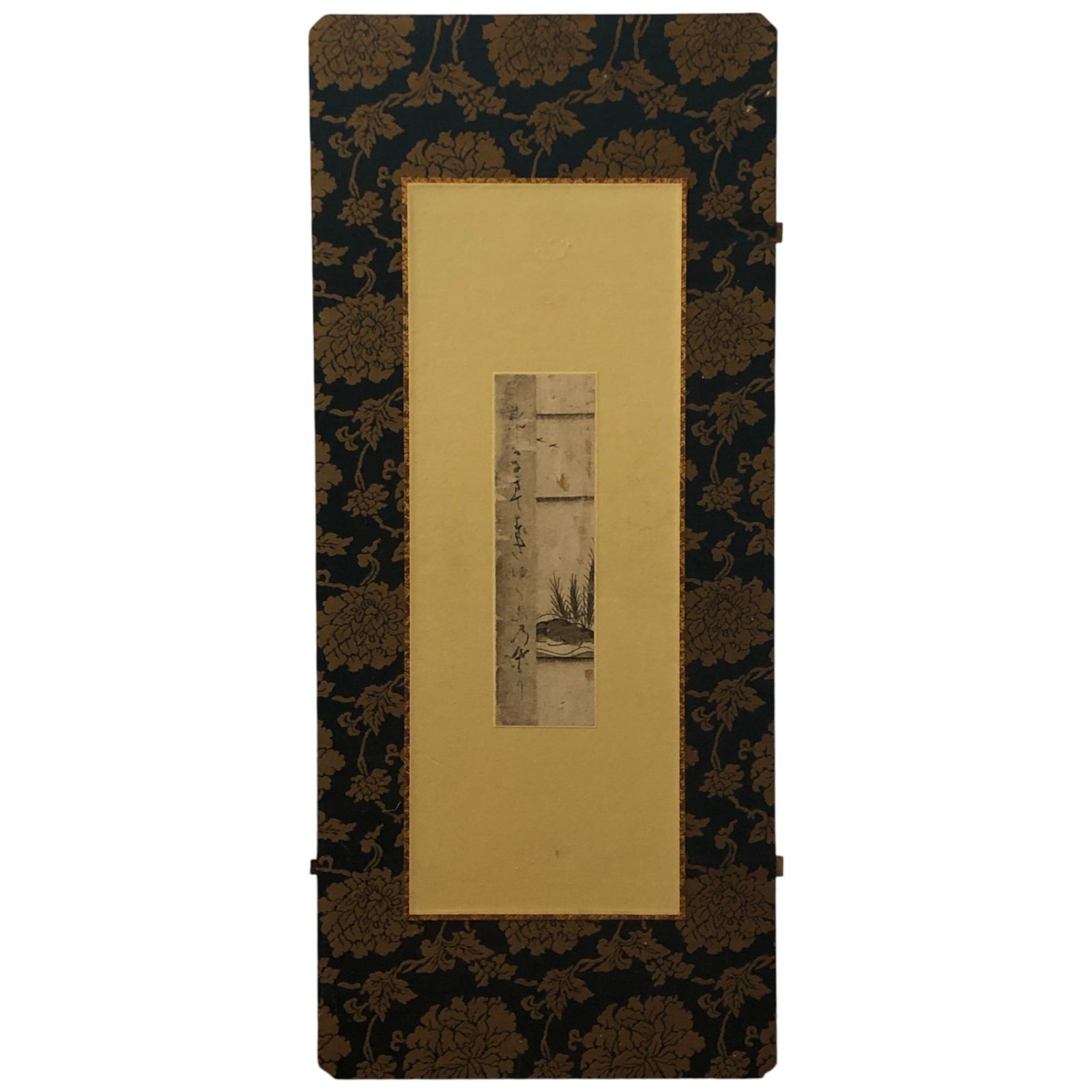 頓阿法師 短冊 室町時代 和歌 古筆 古筆切 歌人 連歌 短冊掛け 古文書 古筆切れ 中世文学 書道史 ffOSIa 8 ynm 35