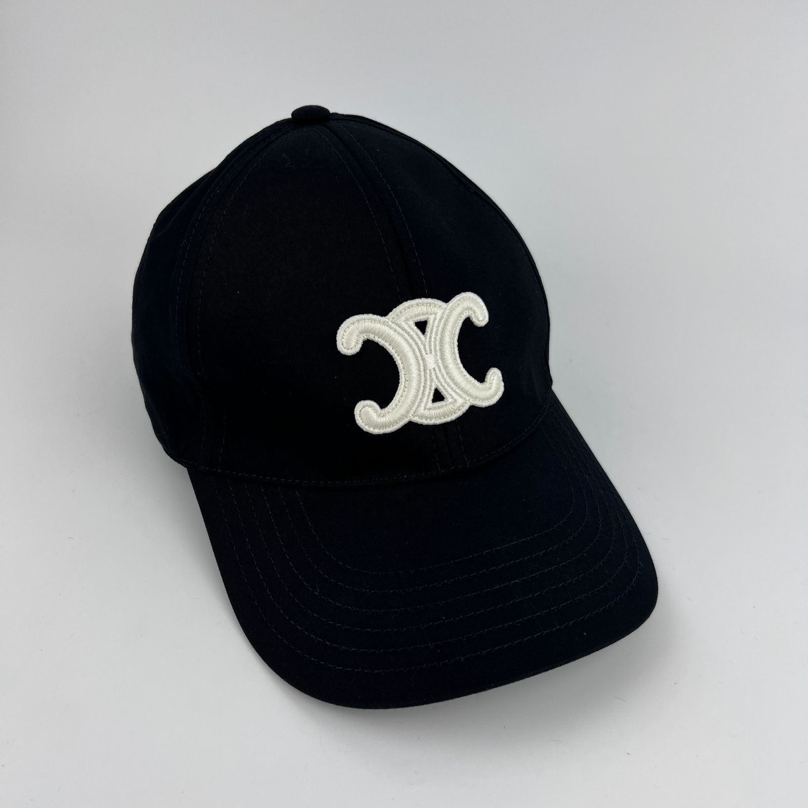 CELINE セリーヌ トリオンフ キャップ M 56-60cm ヴィンテージ レディース HIBUOCHI VINTAGE