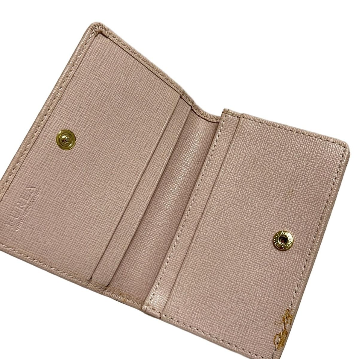  FURLA フルラ 名刺入れ - ライトピンク レザー 名刺入れ 小物