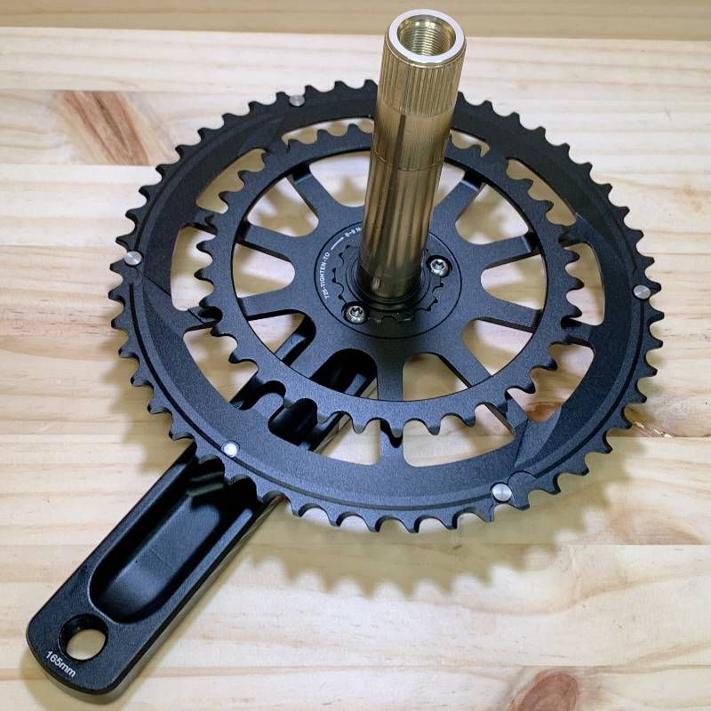 GXP 中空クランクセット 165mm 34-50T 9/10/11速対応 アルミCNC 軽量