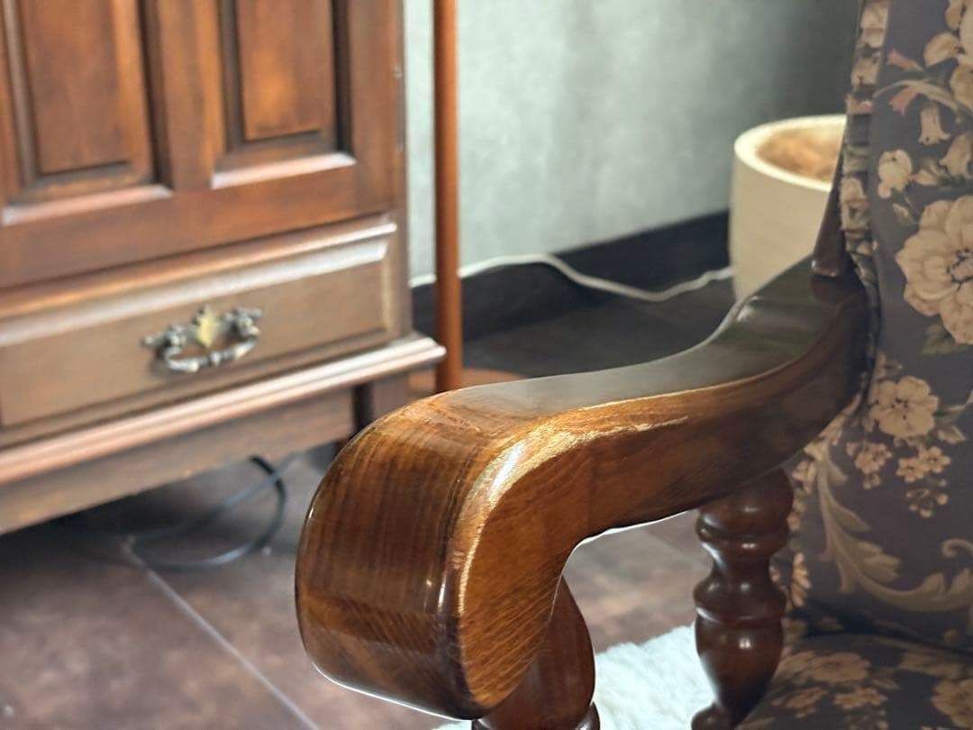 希少 飛騨産業 レトロ アームソファ ソファ ビンテージ アンティーク