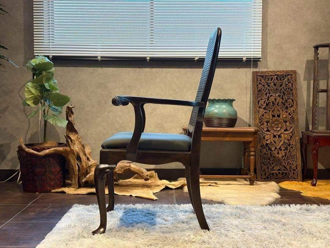USビンテージ アームチェア 猫脚 クラシカル アメリカン ブルックリン