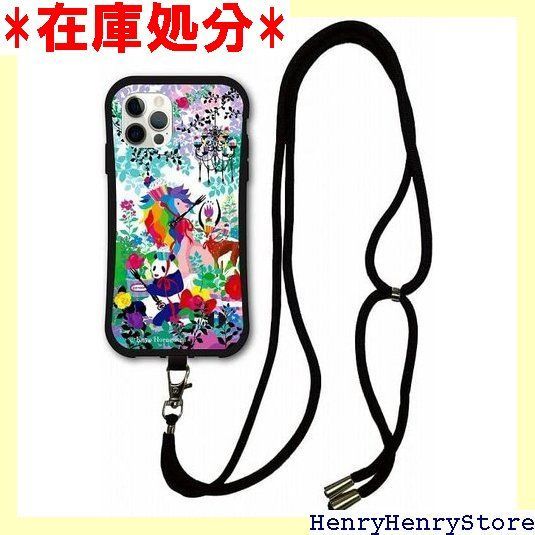 スマホショルダー付 iPhone16Pro スマホケース i-coronケース 耐衝撃タイプ ホラグチカヨ 動物 アニマル デザイン アイフォン16プロ ケース 保護 スマホカバー ライオン パンダ カラフル 2288