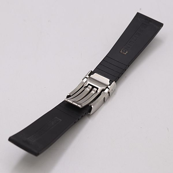 ブライトリング 1884 24-20 137S 純正ベルト ラバー ブラック 24MM用 メンズ腕時計 2000000 NSK MST
