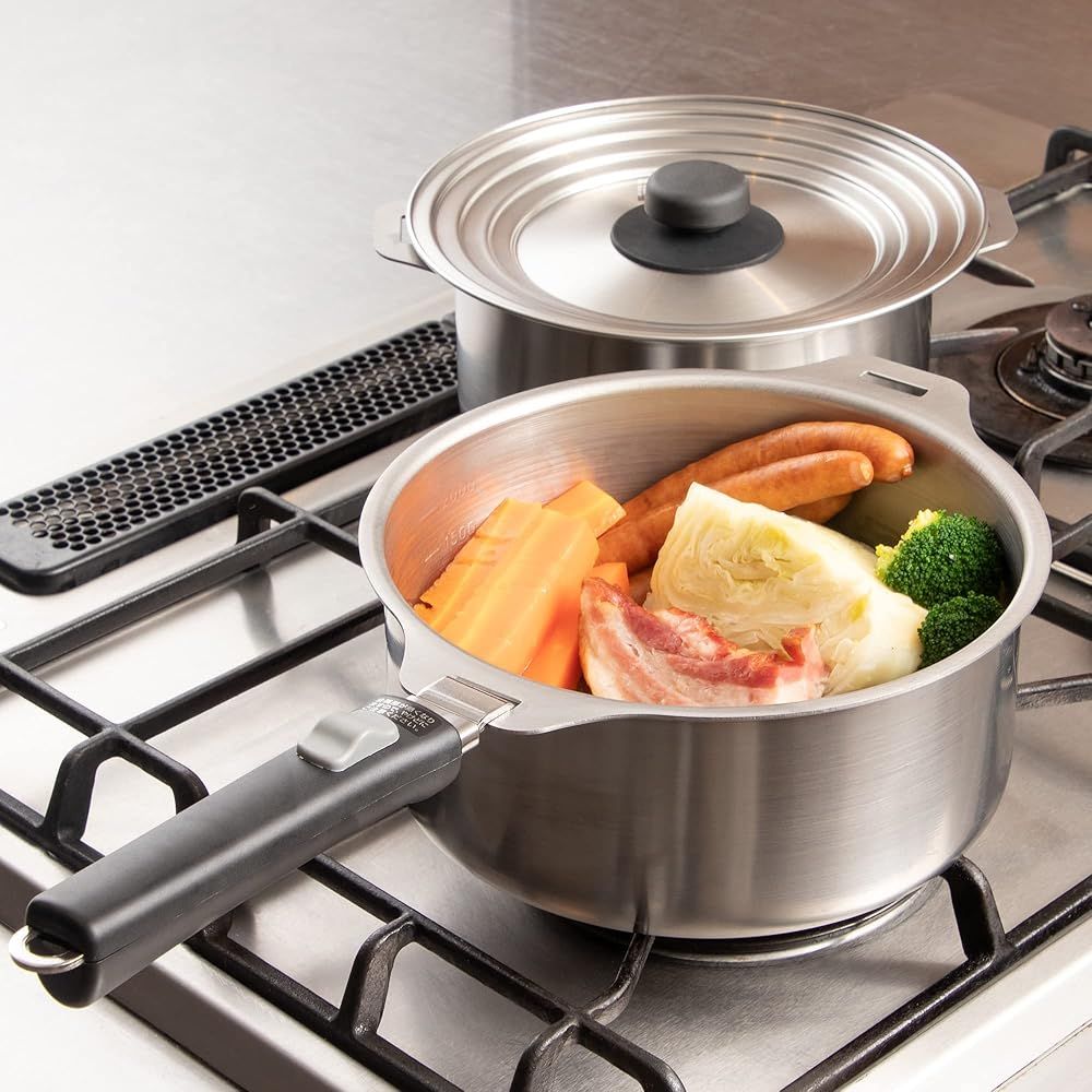 和平フレイズ 燕三条 取っ手が取れる 鍋 4点 セット 蒸し台 コランダー付 ステンレス IH対応 燕三 エンゾウ EM-033 WWW_OPDRERGINERDOGAN_COM